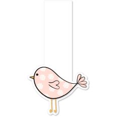 Pink Bird Magnetic Bookmark