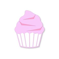 Cute Cupcake Cut File