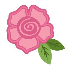 Funky Flower Rose with Petals - Layered Floral Cut File for DIY Spring Crafts