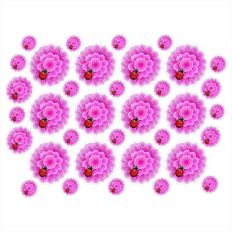 Floral and ladybird stickers and gift tags print and cut