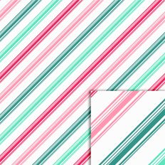 Pink and Aqua Diagonal stripe