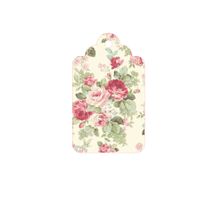 Pink Rose Gift Tag