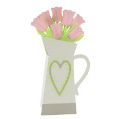 Pitcher Bouquet Box Card