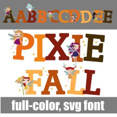 Pixie Fall Color Font