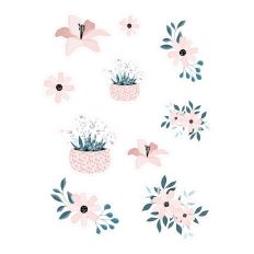 FLOWER STICKERS 2