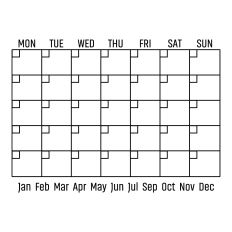 Monthly Calendar