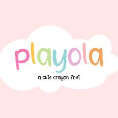 Playola Sans - Crayon Font