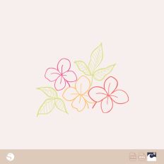 Vibrant Floral Outlines