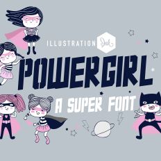PN Powergirl Stencil