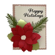 Poinsettia Seed Packet Gift Card Envelope