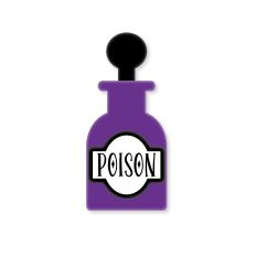 Poison Potion Bottle with Printable Label