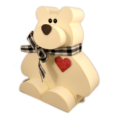 Polar Bear 3D Sitting Figure