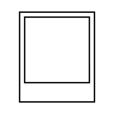 Polaroid Instant Film Frame SVG | Scrapbook Frame SVG