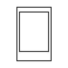 Polaroid Instant Film Frame SVG | Scrapbook Frame SVG