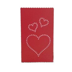 Stippled Heart Valentine Paper Gift Bag