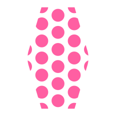 Polka Dot Motel Keychain SVG | Motel Keychain Design