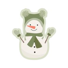 Pom Pom Snowman