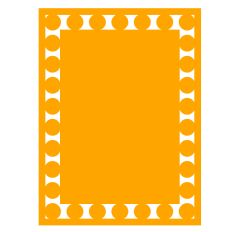 Pom Pom Border Rectangle