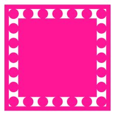 Pom Pom Border Square