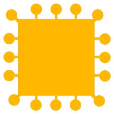 Pom Pom Edge Square