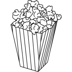 Popcorn Outline