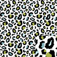 Blue Poppy Leopard coordinate