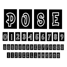 Pose Handwritten Font
