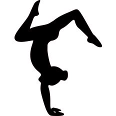 Gymnast handstand