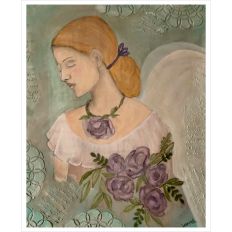 Angel prayers Print & Cut digital art from original painting