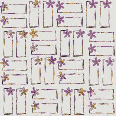 Retro rectangles with flower Printable background 