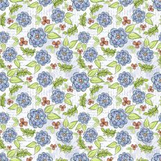 plum, turquoise and red flowers on old writing printable background hand drawn digital art