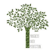 tree progress over perfection print & cut digital art