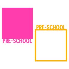 Pre-School Background and Frame
