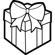simple present lineart