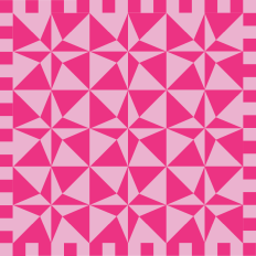 Pretty and Pink Pinwheel Quilt Block - Printable Pattern