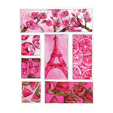 Pretty and Pink Planner Stickers