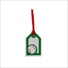 Baseball Gift Tag