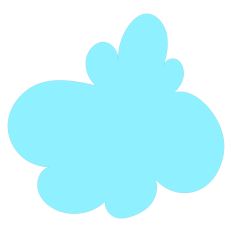 Cloud Bubble Simple Shape