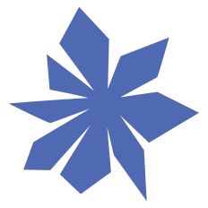 Irregular Starburst angular simple shape