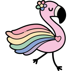pride flamingo