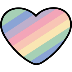 rainbow heart