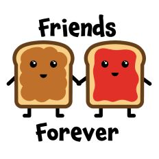 Peanut Butter & Jelly Friends Forever