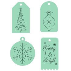 Winter Gift Tag Sketch Bundle 1