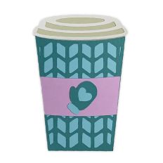 Sweater Coffee Cup Gift Card Envelope