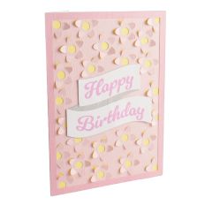 Daisy Pop Happy Birthday Card