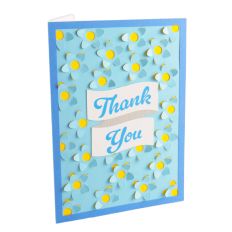 Daisy Pop Thank You Card