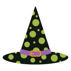 Polka Dot Witch Hat