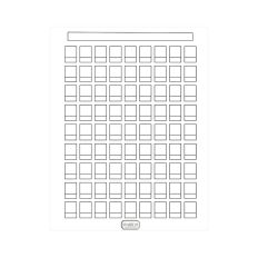 Printable Artist Tools Color Swatch Template 2