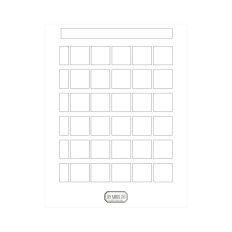 Printable Artist Color Swatch Template #5
