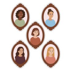 Printable Portraits of Women 1